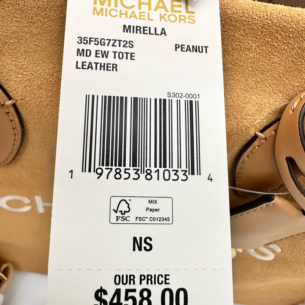 MICHAEL KORS
Mirella Medium Suede and Faux Shearling Tote Bag - Picture 16 of 16